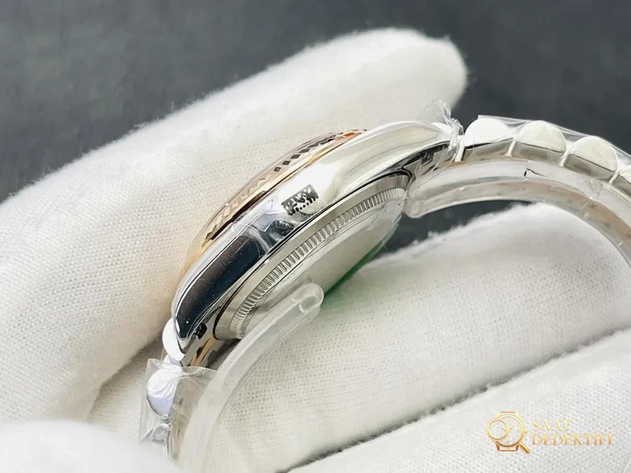VR Factory Rolex Datejust serisi 28 MM/31 MM kol saati - Kasa Profili ve Kurma Kolu İncelemesi
