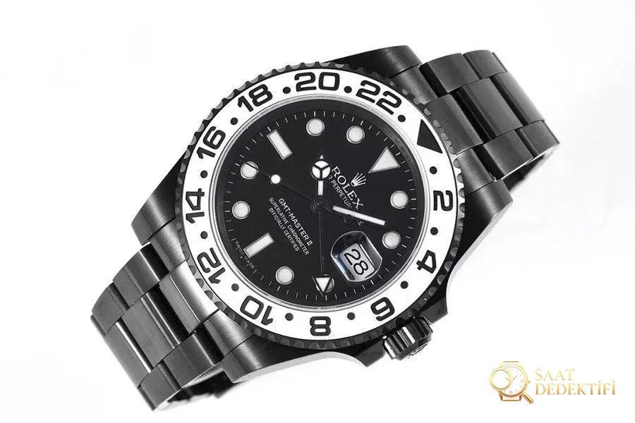 VR Factory Rolex GMT-Master II 116710 Siyah-Altın Çelik Siyah Kadran İnceleme - Bilezik, Toka ve Klips Mekanizması
