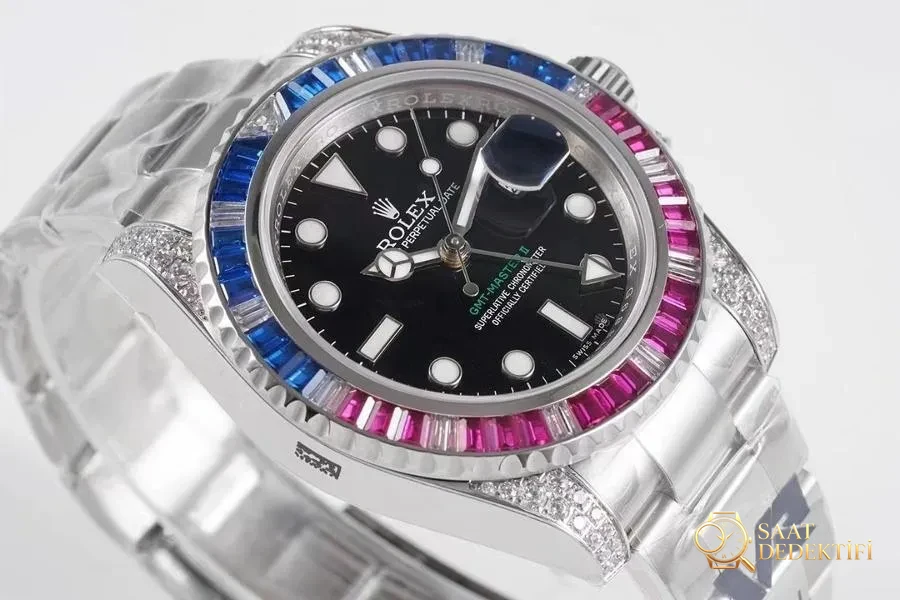 VR Factory Rolex GMT-Master II serisi 1116759 saat incelemesi - Arka Kapak ve Mekanizma Detayı