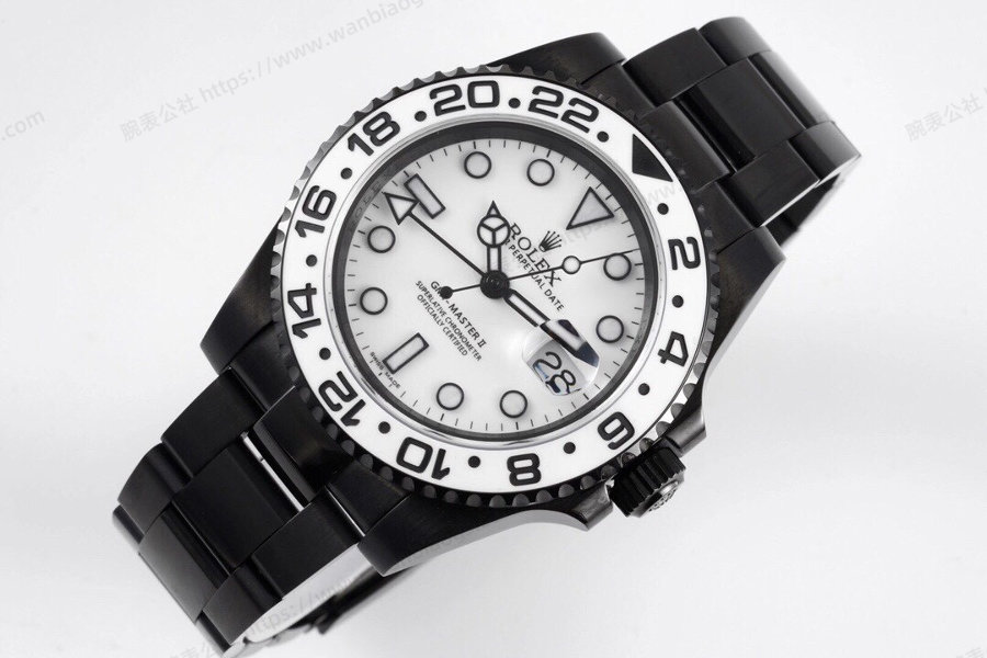 VR Factory Rolex GMT-Master II Serisi 116710 Siyah Kaplama Çelik Beyaz Kadran İncelemesi — 5. fotoğraf