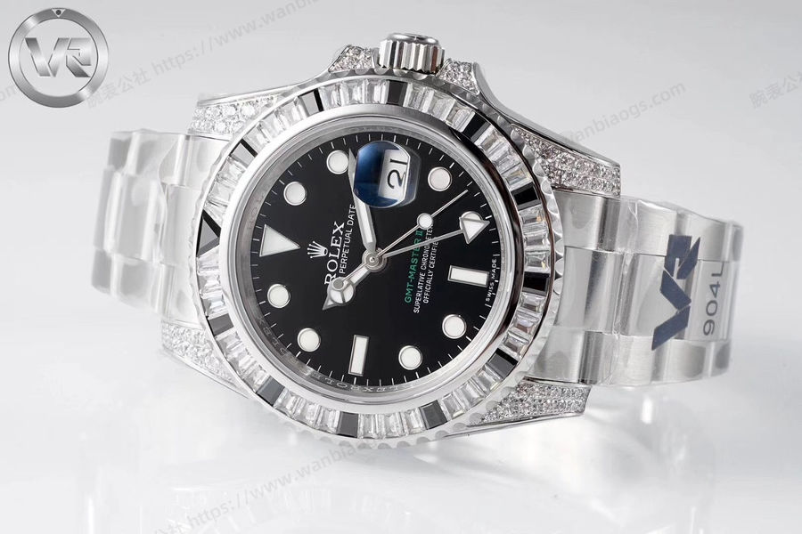 VR Factory Rolex GMT-Master II serisi 116759 SANR-74769 Bril saat incelemesi — 4. fotoğraf