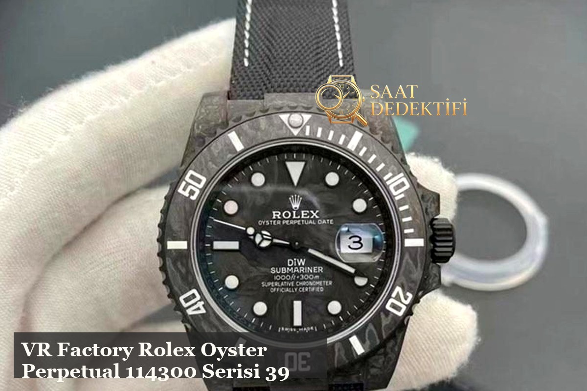 VR Factory Rolex Oyster Perpetual 114300 Serisi 39 MM Kol Saati - ön görünüm