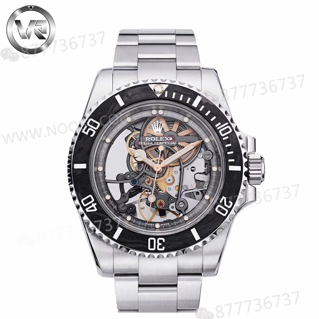 VR modifiye Rolex Sub tam iskeletli Submariner kol saati — 3. fotoğraf