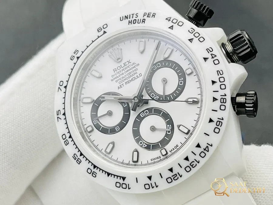 VRS Factory Rolex Charles the Great AET Cosmograph Daytona kol saati incelemesi - Fosfor ve Super-LumiNova Gece Görünümü