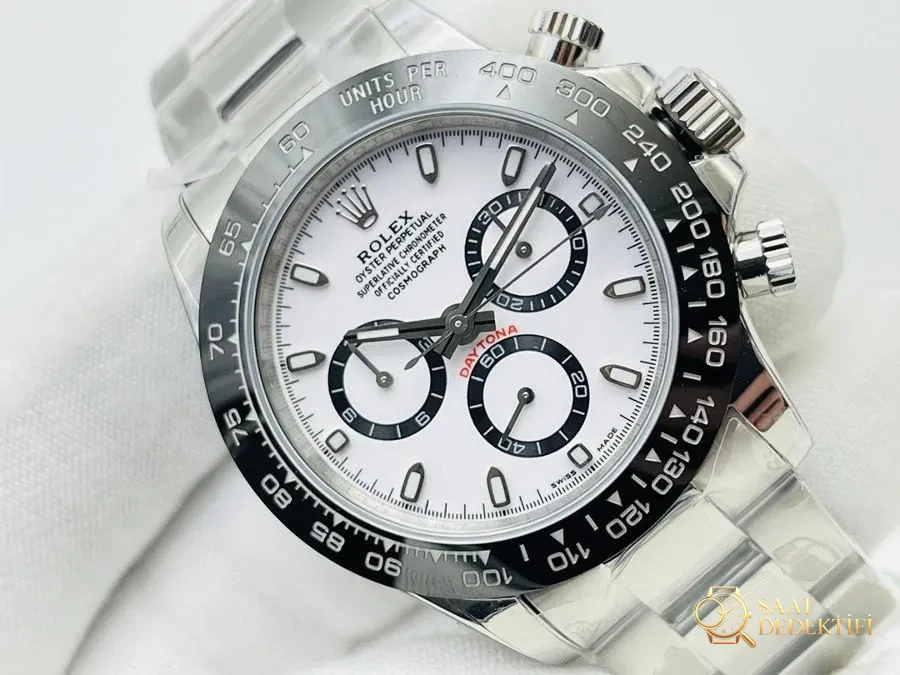 VRS Factory Rolex Daytona Cosmograph 116500LN serisi incelemesi - Kadran Detayı ve Bezel İşçiliği
