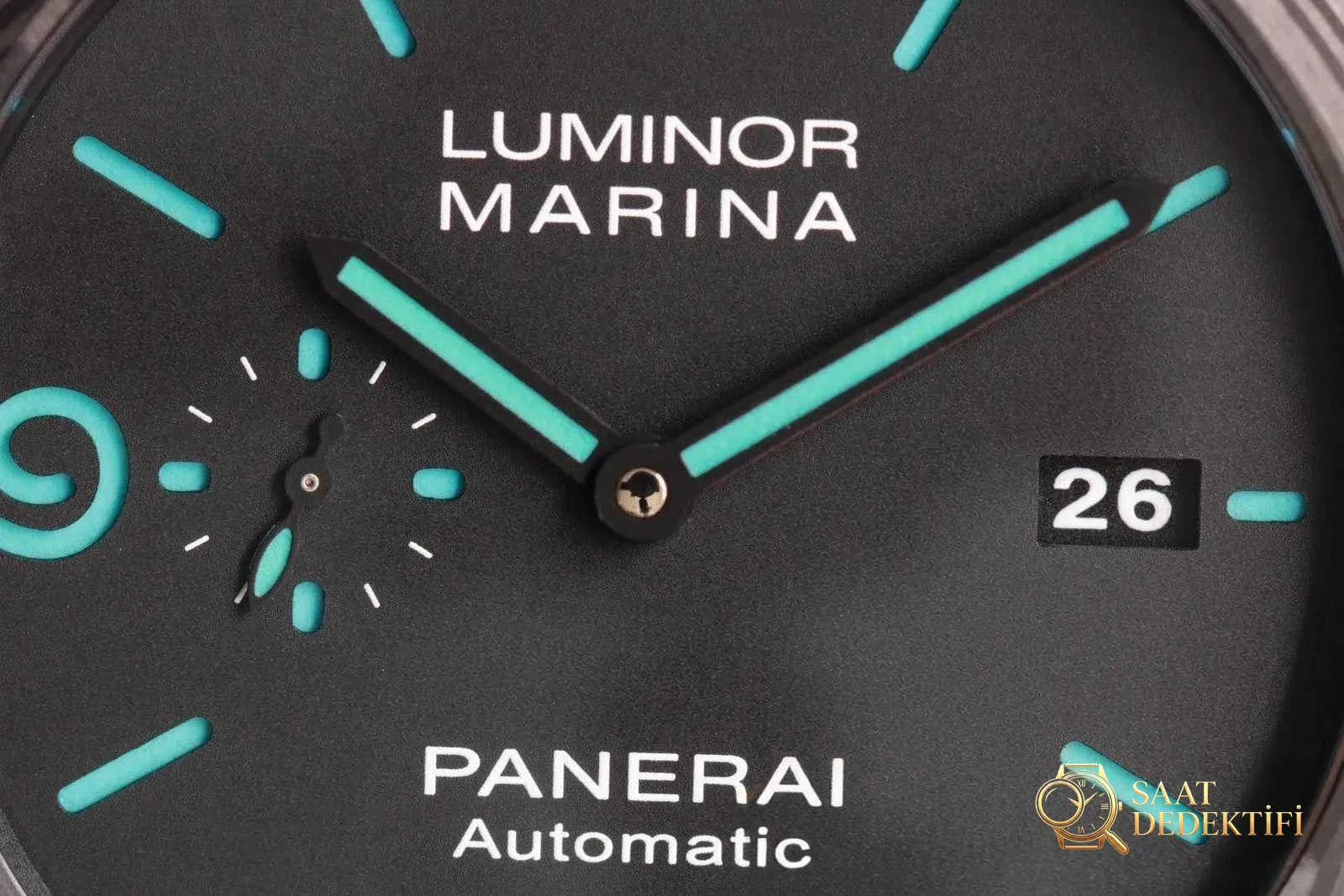 VS 2020 Yeni Ürün Luminor Panerai pam01661 Karbon Fiber Saat 44 mm İncelemesi - Kadran Detayı ve Bezel İşçiliği