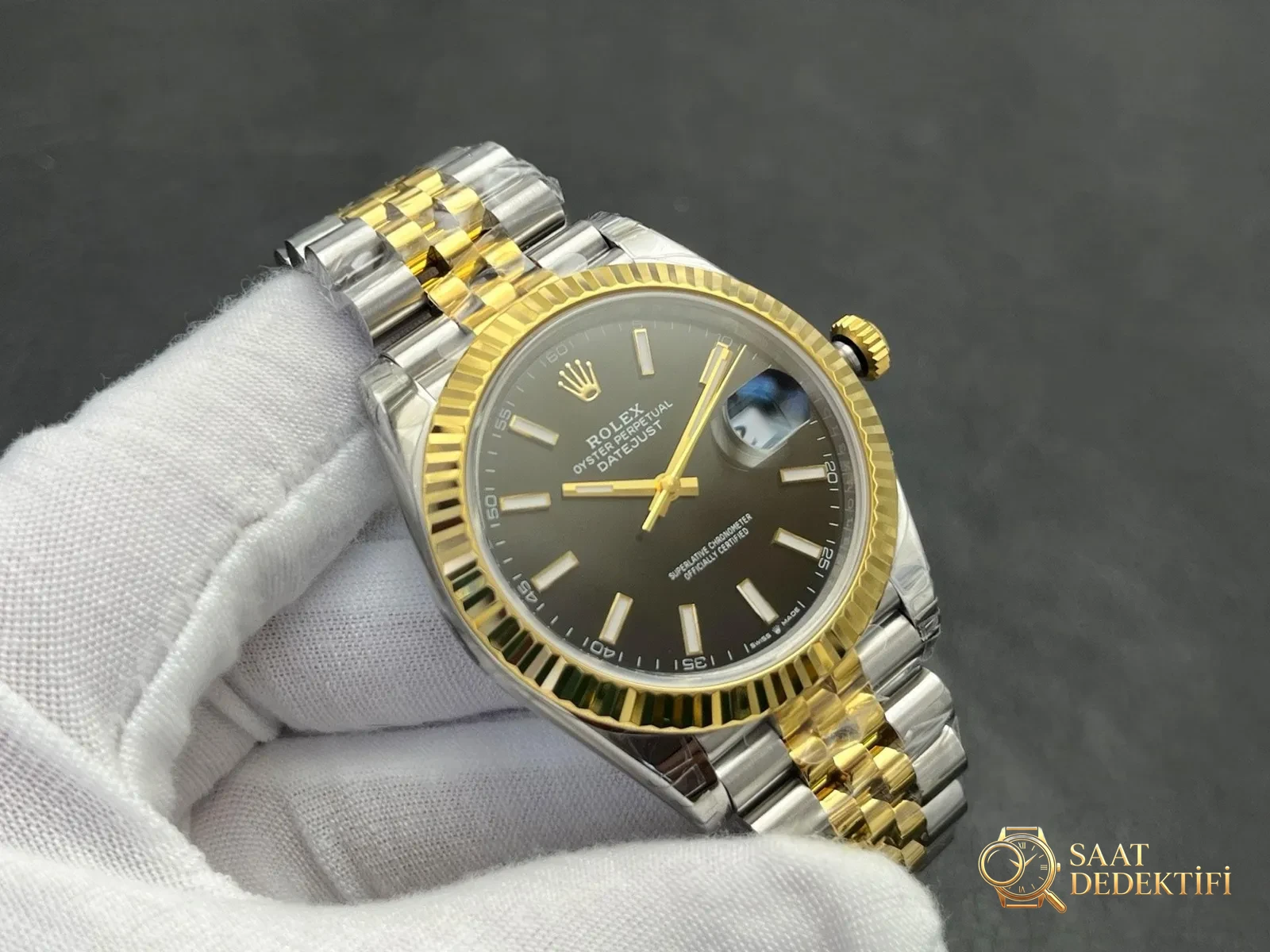 VS Fabrikası Rolex Datejust 41 mm Kasa ve Kadran İşçiliği İncelemesi - fotoğraf 3