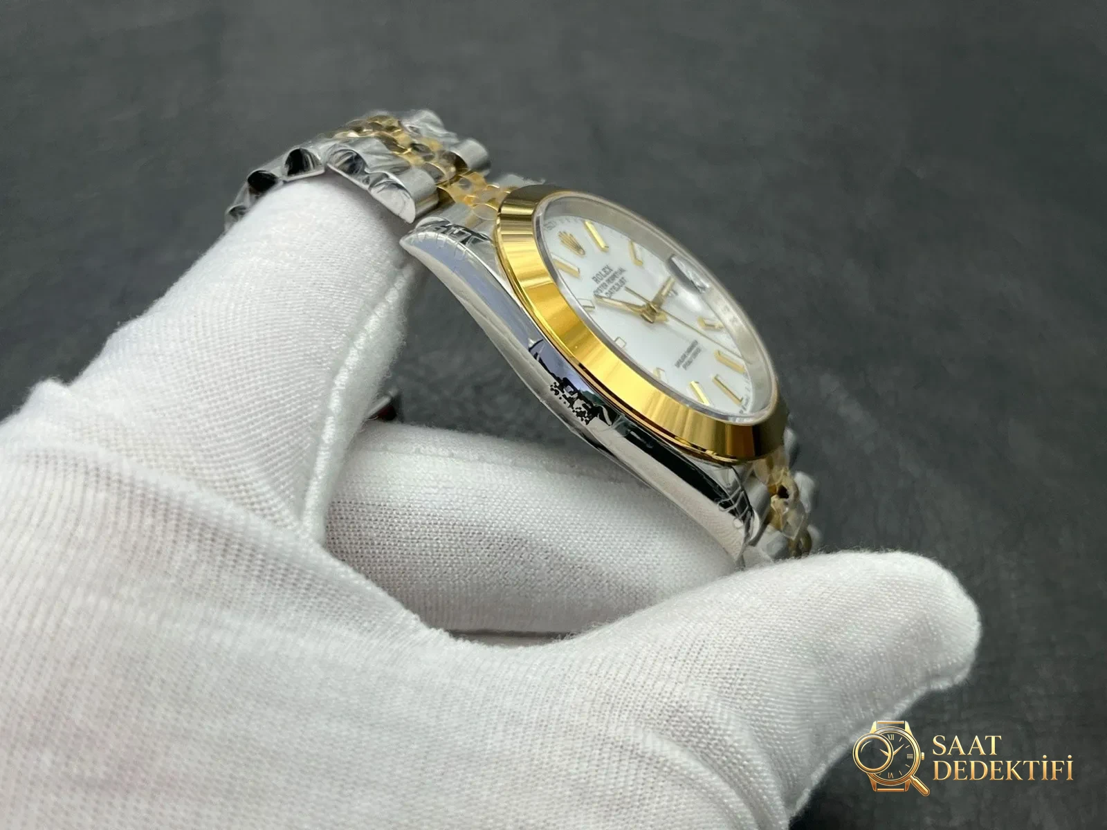 VS Fabrikası Rolex Datejust 41 MM Kol Saati - Arka Kapak ve Mekanizma Detayı