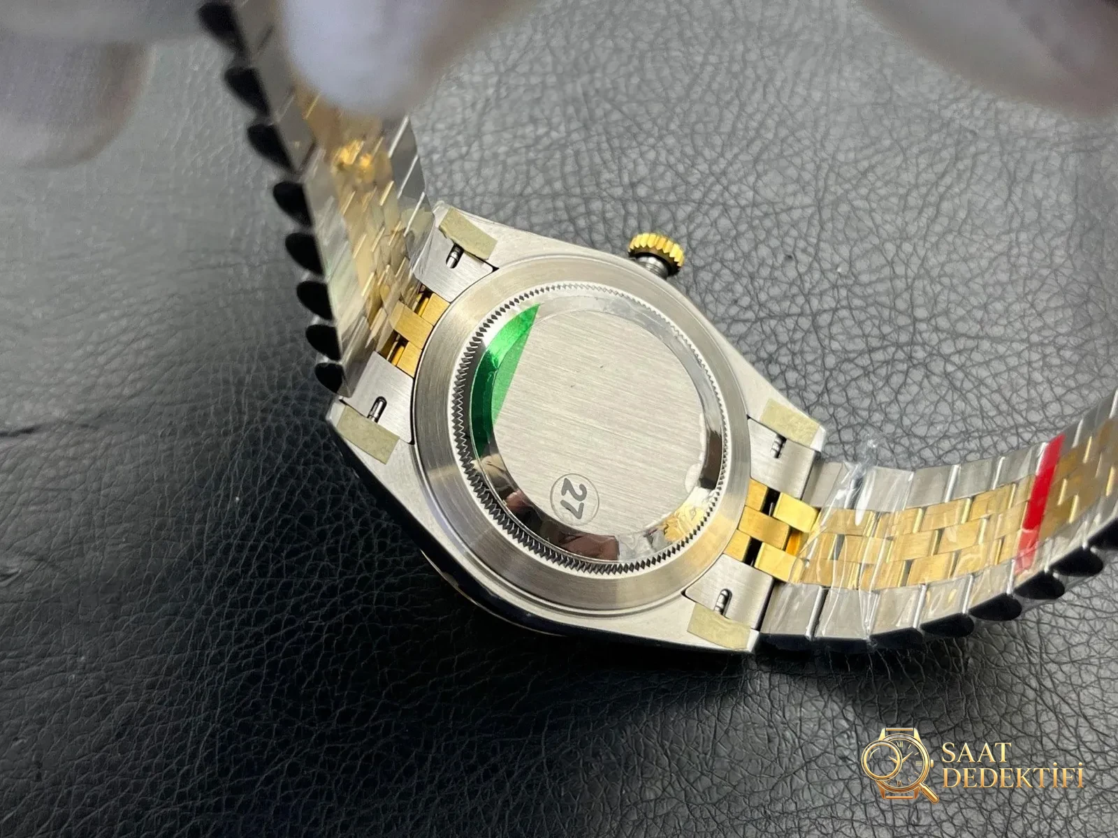 VS Fabrikası Rolex Datejust 41 MM Kol Saati - Fosfor ve Super-LumiNova Gece Görünümü