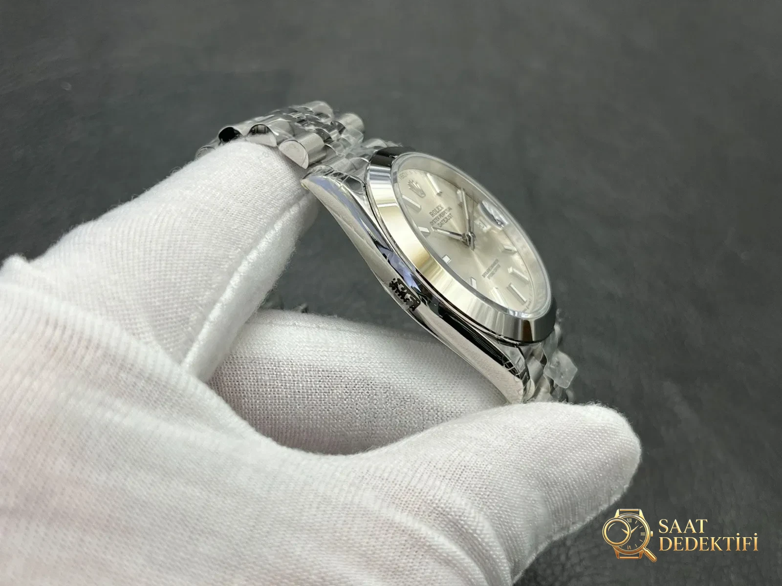 VS Rolex Datejust 41mm Fluted Yivli Bezel Mavi Kadran - fotoğraf 6