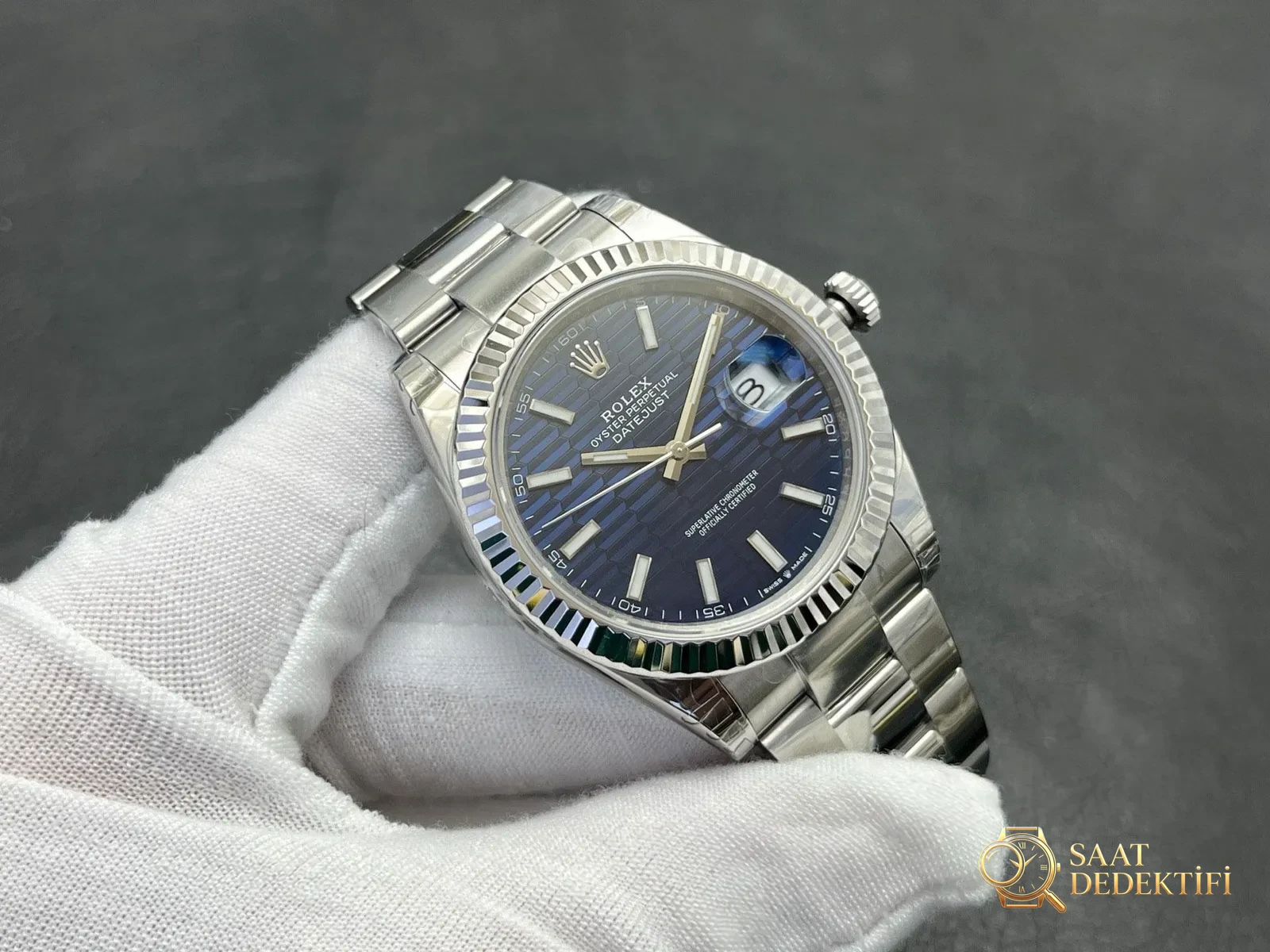 VS Rolex Datejust 41mm Düz Bezel Siyah Kadran İncelemesi - fotoğraf 2