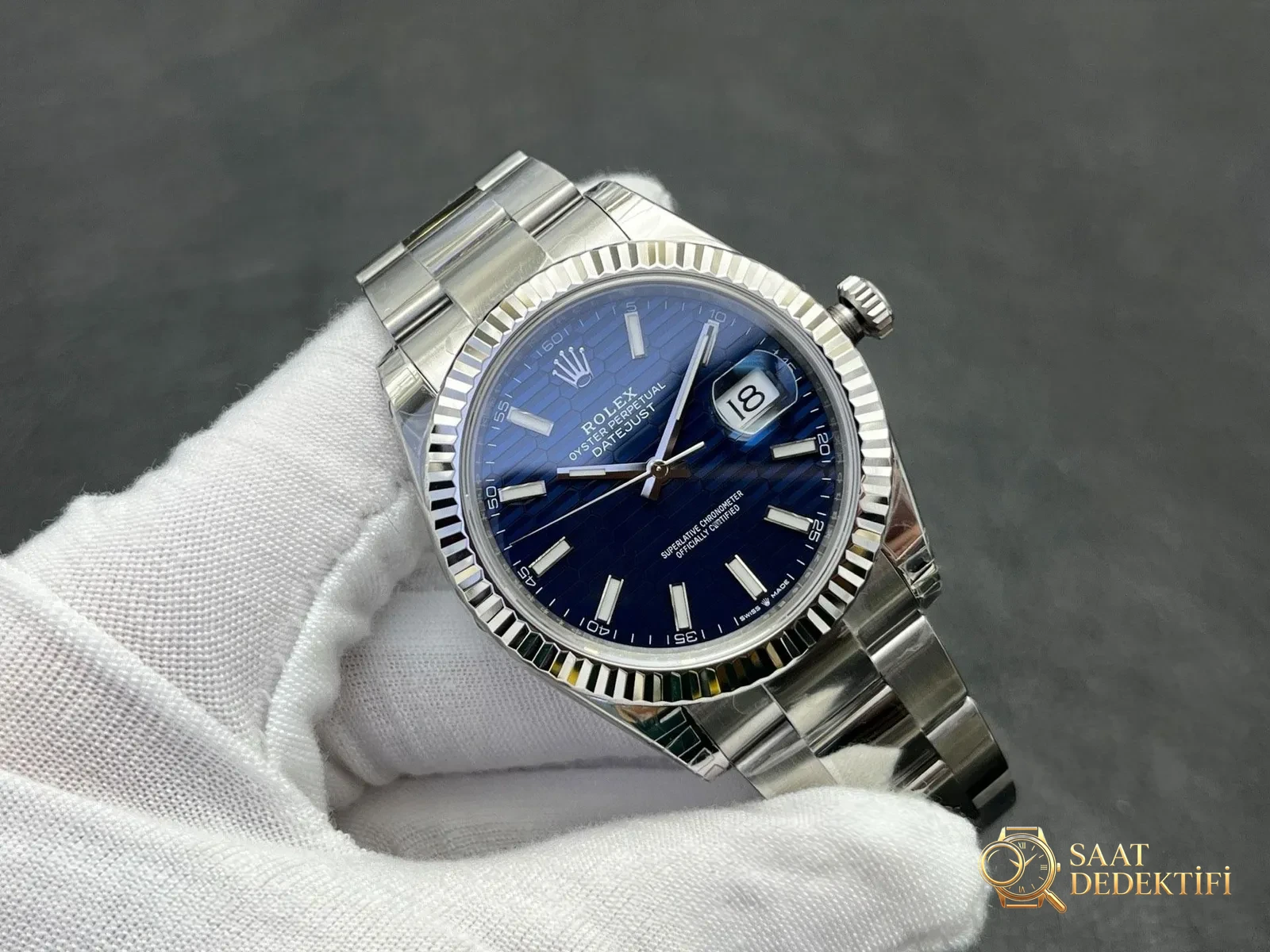 VS Rolex Datejust 41mm Düz Bezel Siyah Kadran İncelemesi - fotoğraf 3