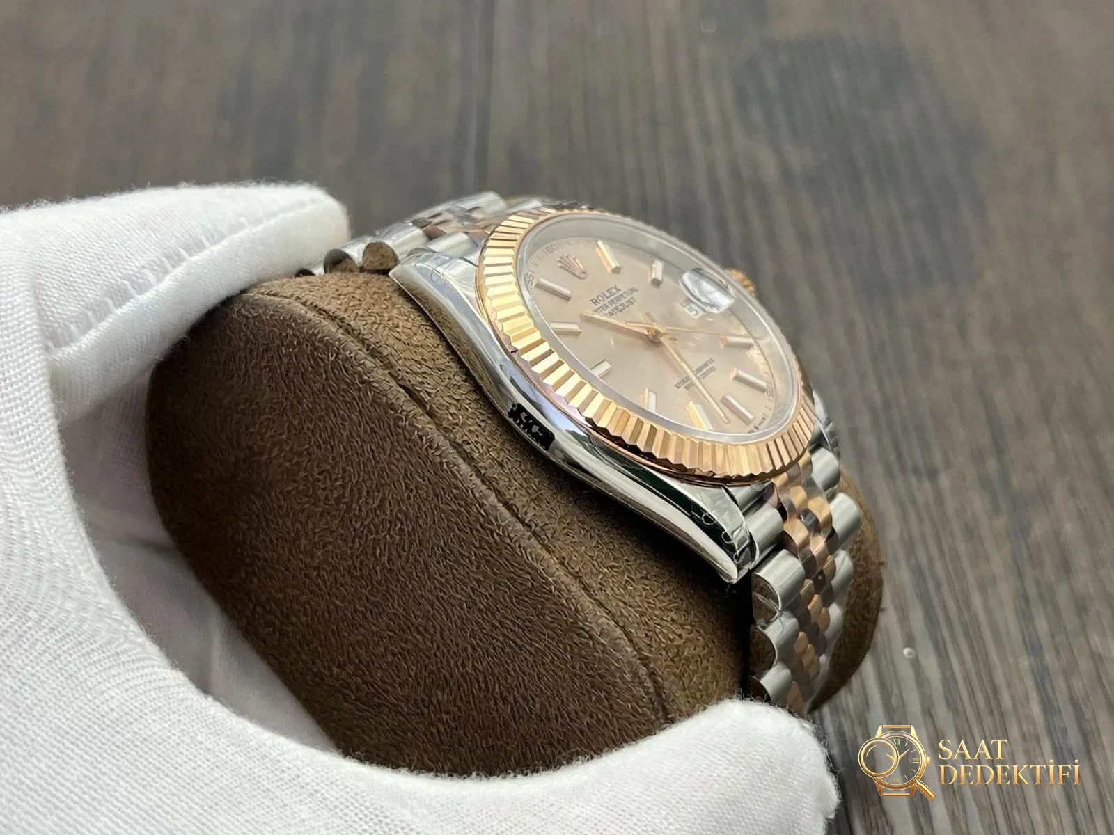 Reloj de pulsera VS Factory Rolex Datejust de 41 mm - Mecanismo de pulsera, hebilla y clip