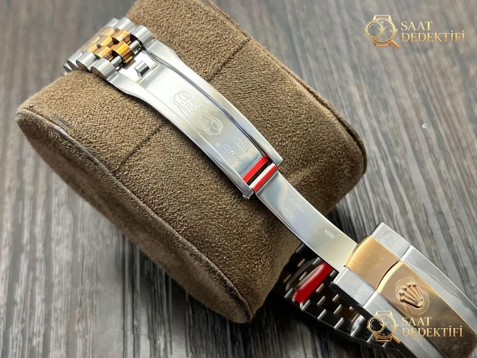 Reloj de pulsera VS Factory Rolex Datejust de 41 mm - Cierre de clip y sellos láser