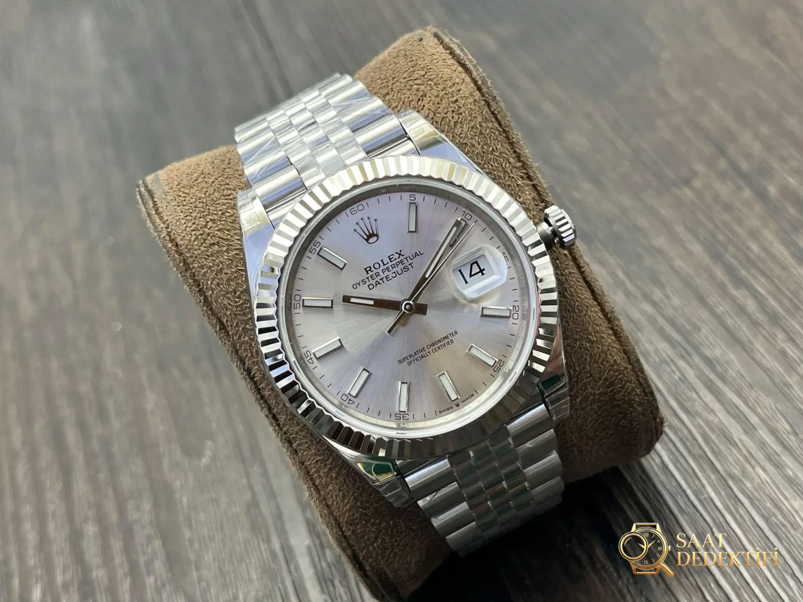 VS Fabrikası Rolex Datejust 41 MM Saat - Kasa Profili ve Kurma Kolu İncelemesi