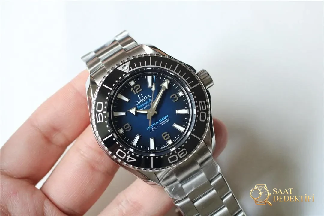 VS Fabrikası SBF Factory Omega Seamaster Planet Ocean ile Rolex Deepsea karşılaştırması - Kadran Detayı ve Bezel İşçiliği