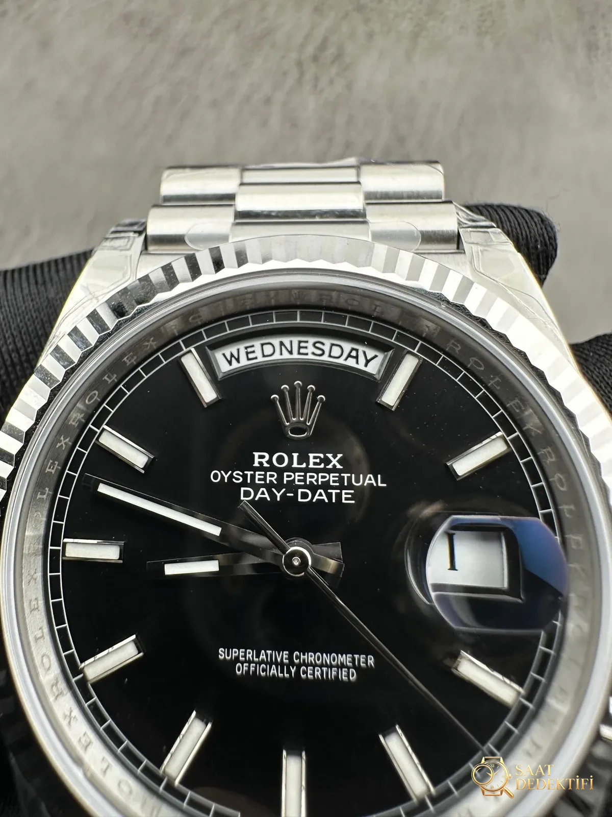 VS Factory 2025 amiral gemisi çalışması | Rolex Day-Date replika zirve sürümü, sınıfının üstünde sert bir güç - Bilezik, Toka ve Klips Mekanizması