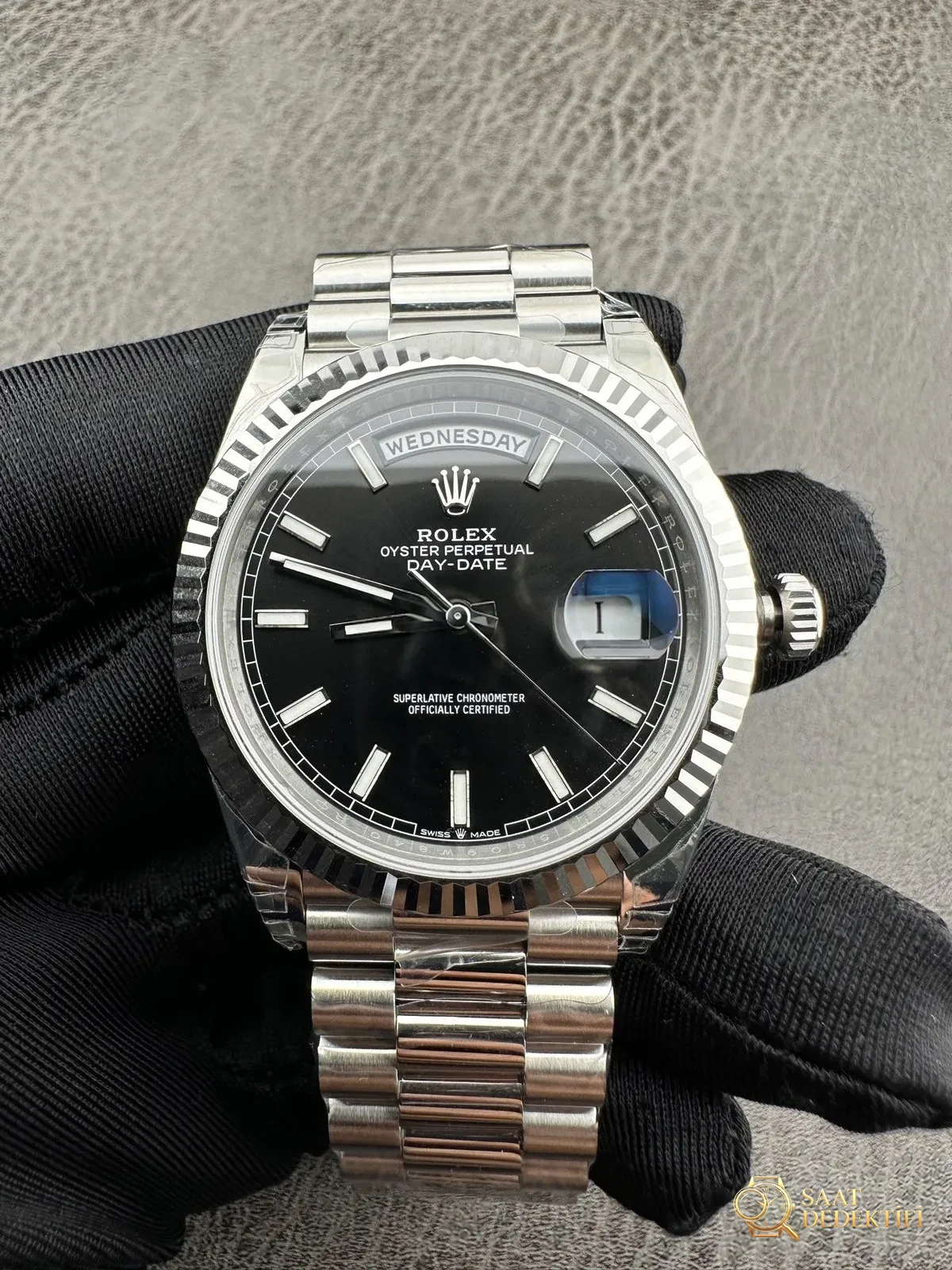 VS Factory 2025 amiral gemisi çalışması | Rolex Day-Date replika zirve sürümü, sınıfının üstünde sert bir güç - Kadran İbreleri ve Saniye Akışı
