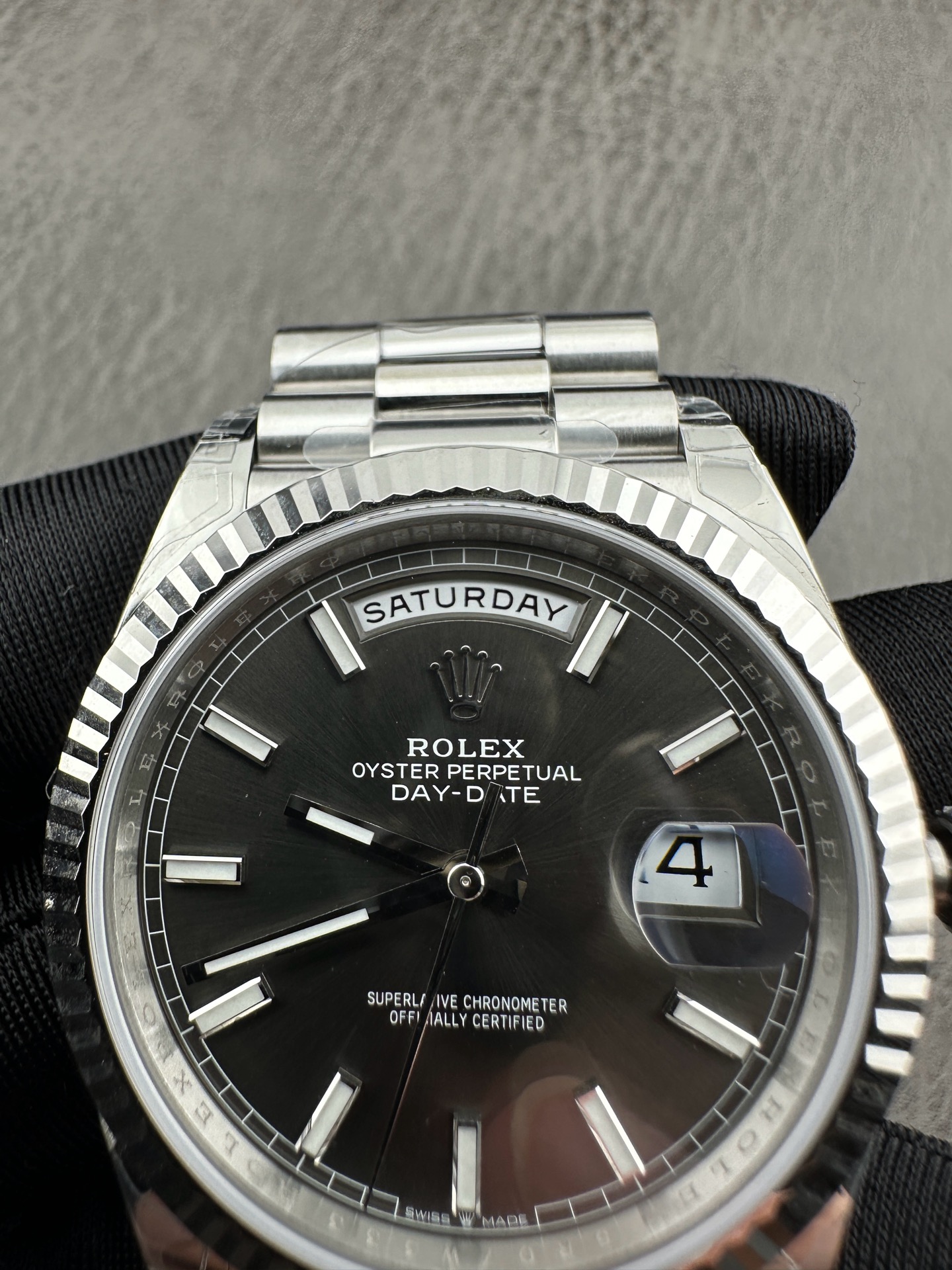 VS Factory 2025 amiral gemisi çalışması | Rolex Day-Date replika zirve sürümü, sınıfının üstünde sert bir güç — 23. fotoğraf