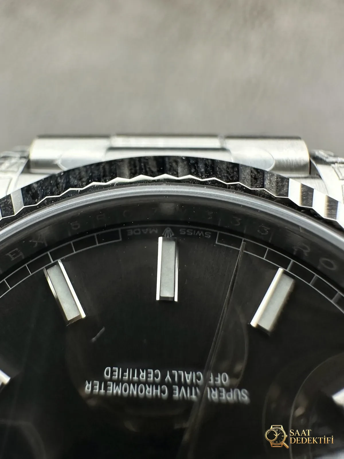 VS Factory 2025 amiral gemisi çalışması | Rolex Day-Date replika zirve sürümü, sınıfının üstünde sert bir güç - Takimetre Skalası ve Baskı Keskinliği