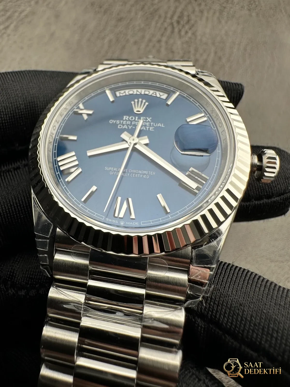 VS Factory 2025 amiral gemisi çalışması | Rolex Day-Date replika zirve sürümü, sınıfının üstünde sert bir güç - Kadran Alt Kadranları ve İğne Senkronizasyonu