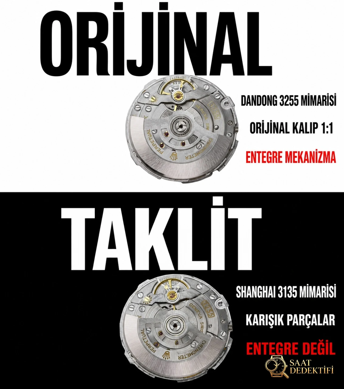 VS Factory 2025 Öne Çıkan Öneri | Rolex Day-Date serisi kol saati, piyasanın en üst donanımlı versiyonu geliyor - Klips Kilidi ve Lazer Damgalar