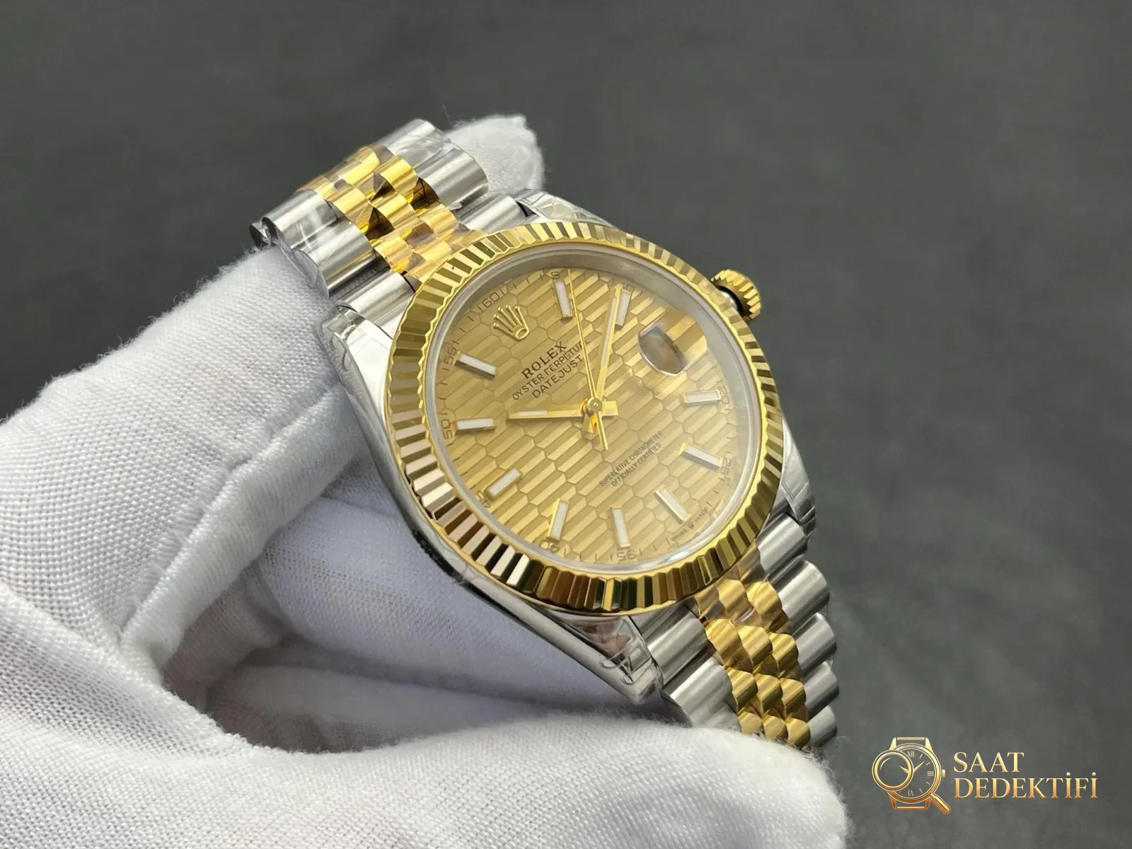 VS Factory 2025 meisterhafte Handwerkskunst: Rolex Datejust 41 MM-Serie, professionelle Replik-Uhr – Zifferblattdetails und Lünettenverarbeitung