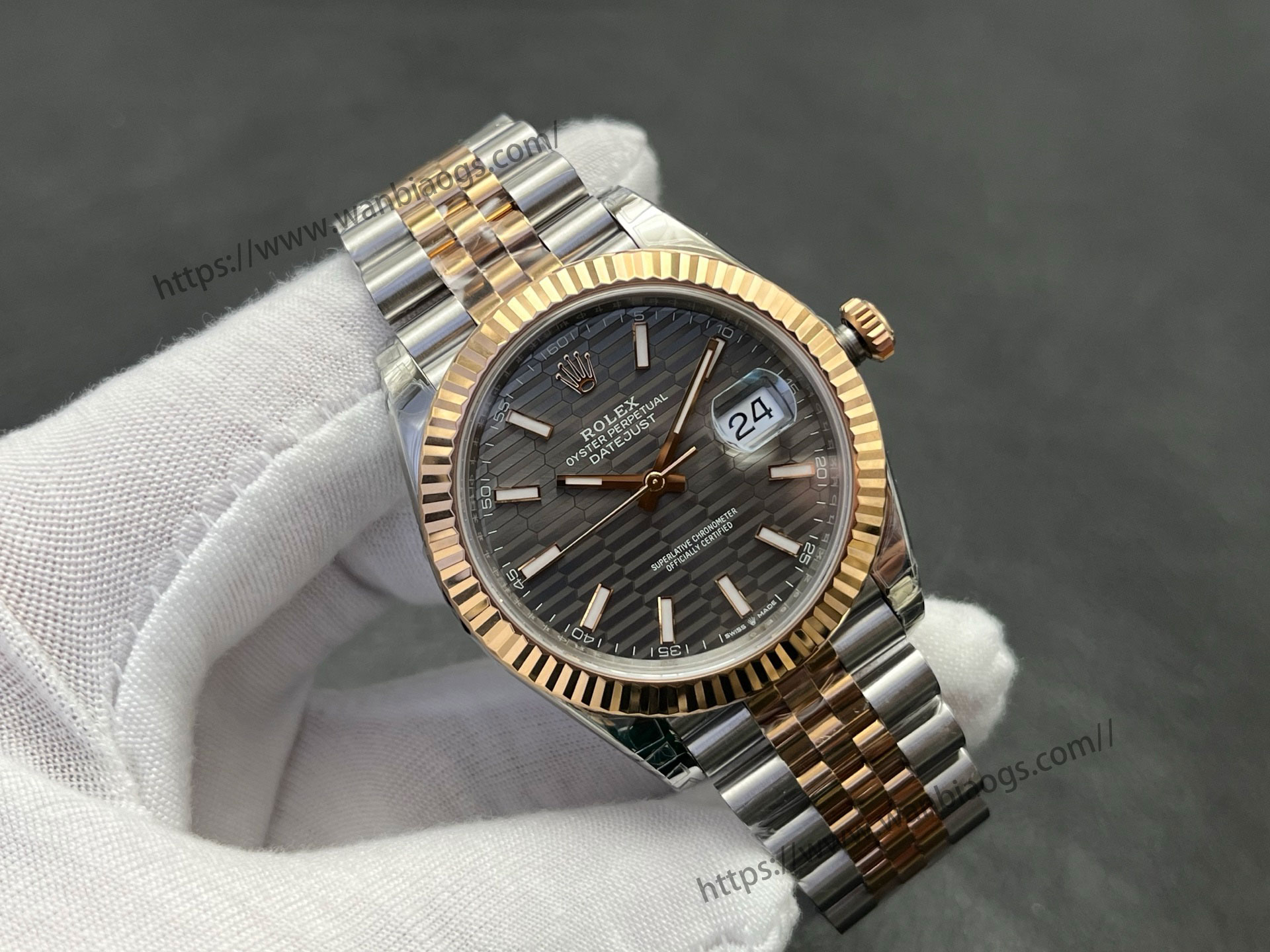 VS Factory 2025 usta işçiliğiyle: Rolex Datejust 41 MM serisi profesyonel seviye replika saat — 112. fotoğraf