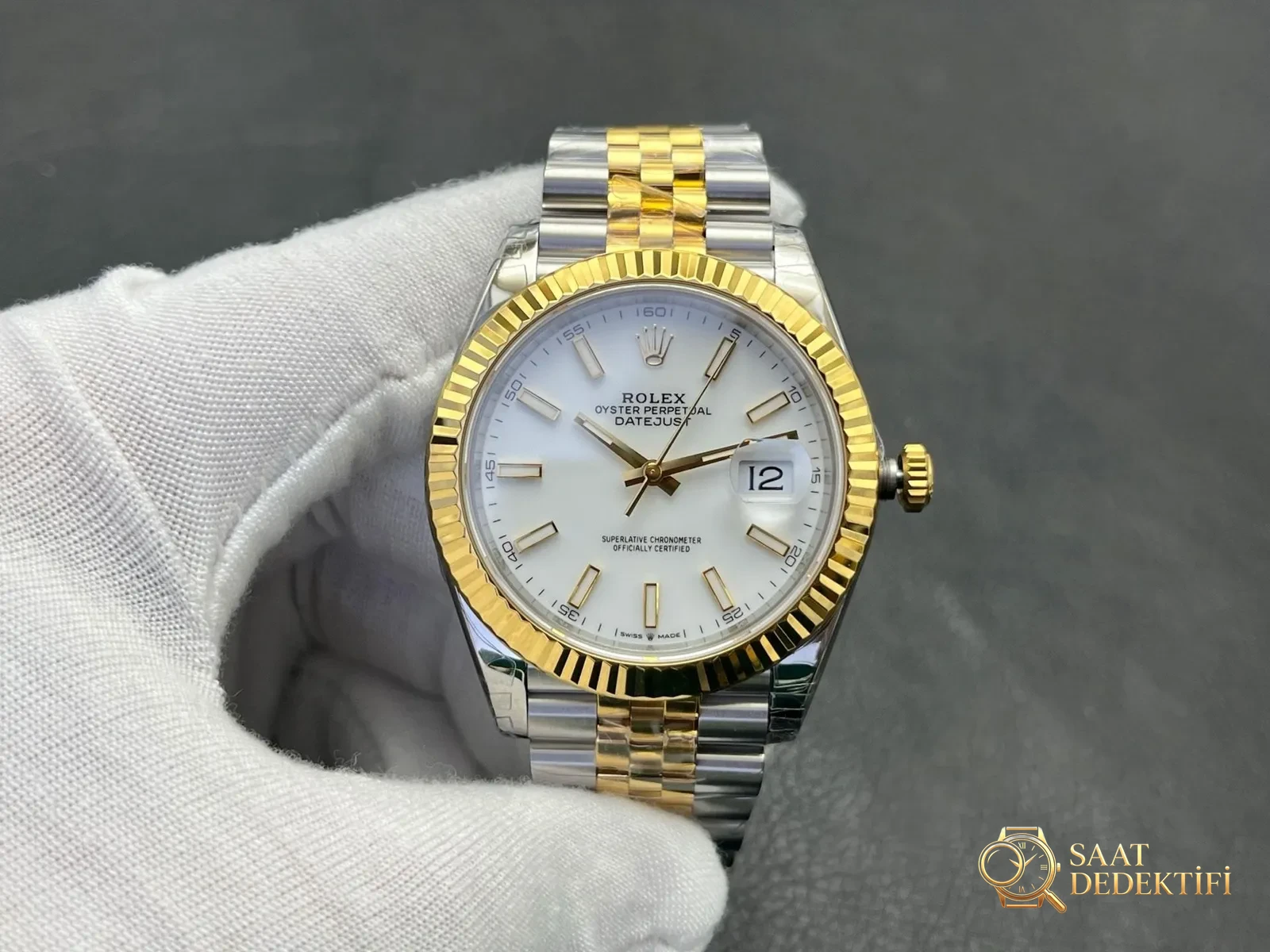 VS Factory 2025 mit meisterhafter Handwerkskunst: Replika-Uhr der Rolex Datejust 41 MM-Serie auf professionellem Niveau – Verbindungswinkel von Bandanstoß und Armband