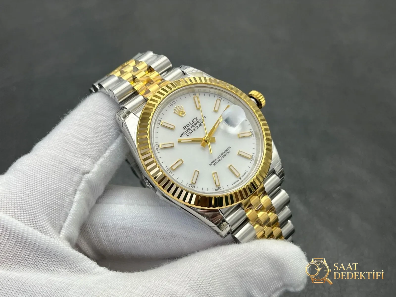 VS Factory 2025 meisterhafte Handwerkskunst: Rolex Datejust 41 MM-Serie, professionelle Replik-Uhr – Armbandstruktur und Nahtdetails