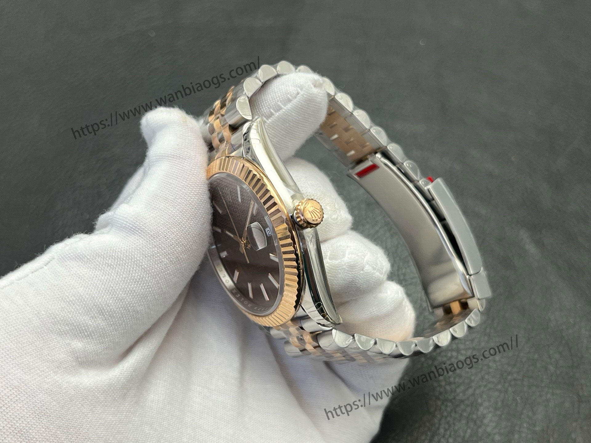 VS Factory 2025 usta işçiliğiyle: Rolex Datejust 41 MM serisi profesyonel seviye replika saat — 13. fotoğraf