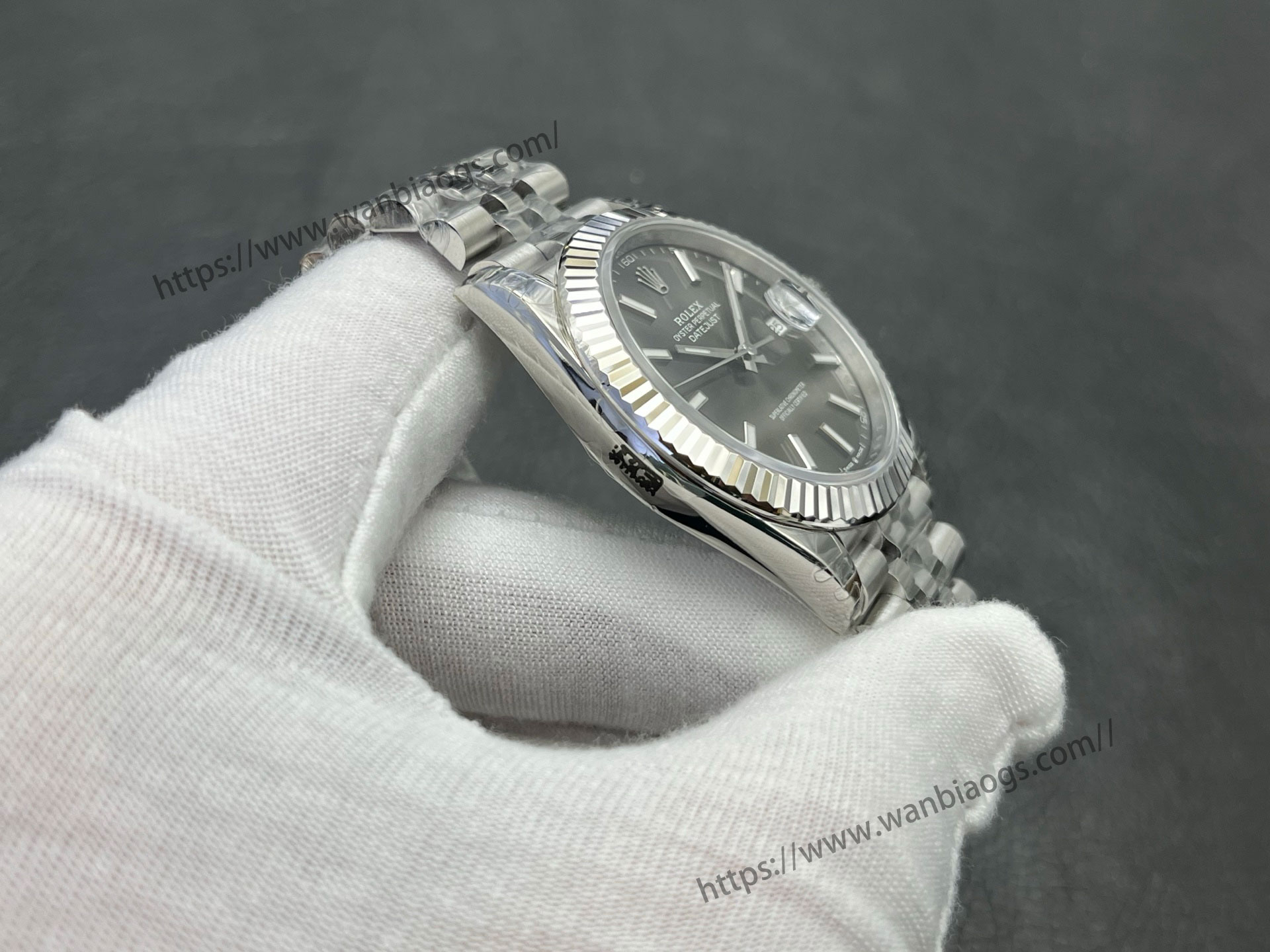 VS Factory 2025 usta işçiliğiyle: Rolex Datejust 41 MM serisi profesyonel seviye replika saat — 34. fotoğraf