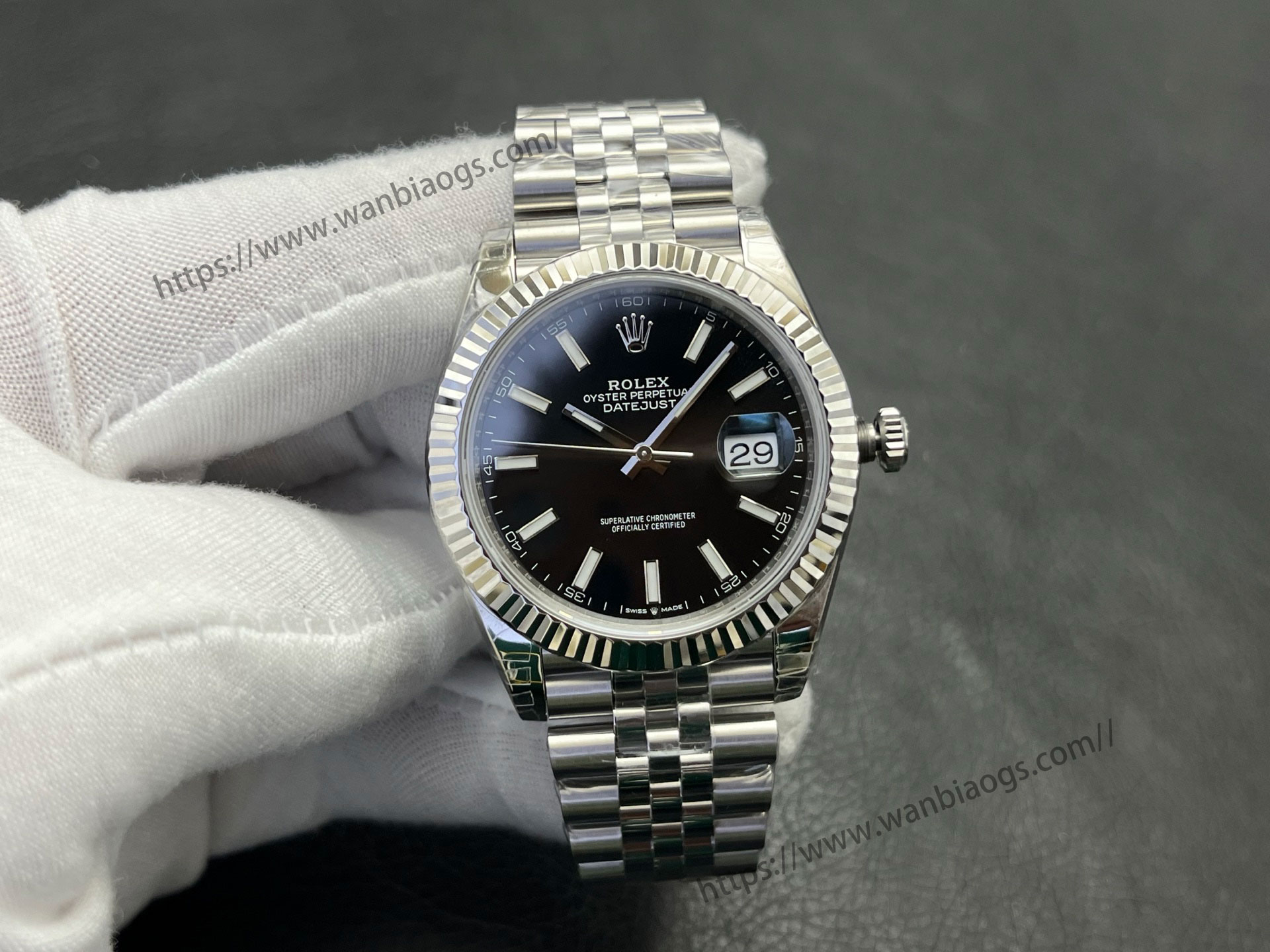 VS Factory 2025 usta işçiliğiyle: Rolex Datejust 41 MM serisi profesyonel seviye replika saat — 37. fotoğraf