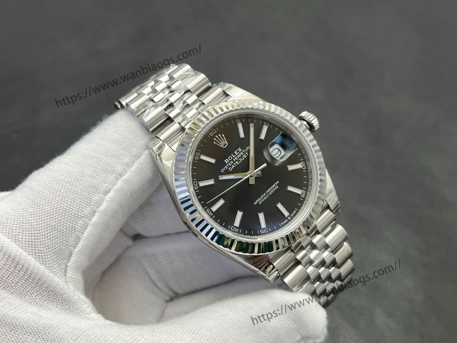 VS Factory 2025 usta işçiliğiyle: Rolex Datejust 41 MM serisi profesyonel seviye replika saat — 39. fotoğraf