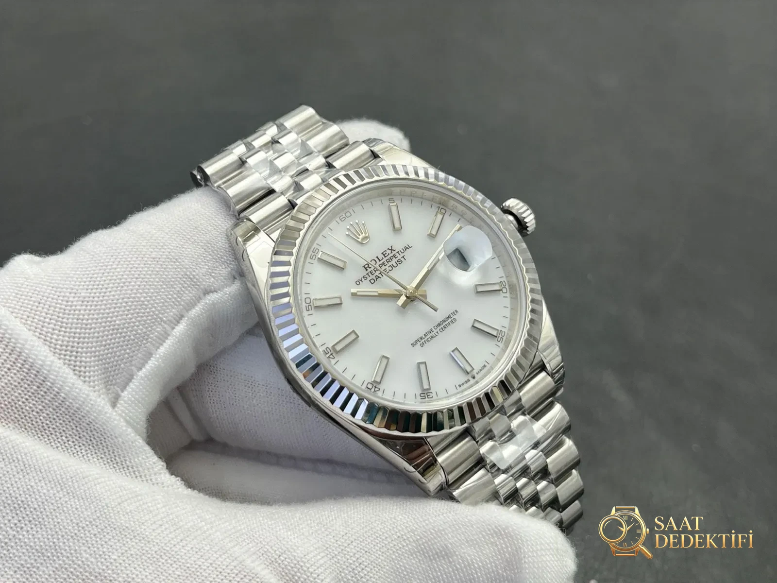 VS Factory 2025 meisterhafte Handwerkskunst: Rolex Datejust 41 MM-Serie, professionelle Replik-Uhr – Lichtbrechungen und Oberflächenstruktur auf dem Zifferblatt