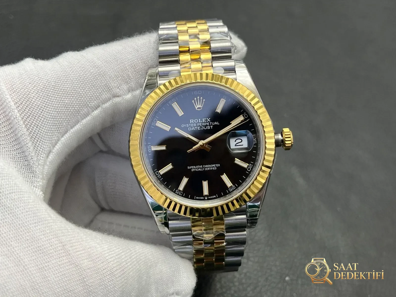 VS Factory 2025 meisterhafte Handwerkskunst: Replika-Uhr der Rolex Datejust 41 MM-Serie auf professionellem Niveau – Rückseite und Details zum Uhrwerk
