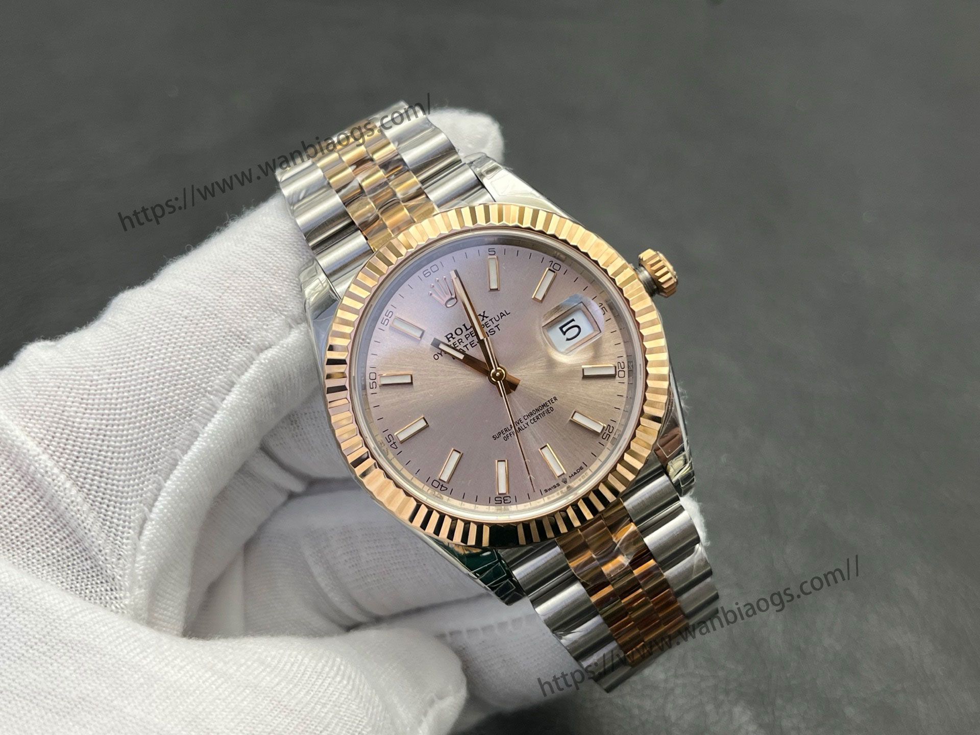 VS Factory 2025 usta işçiliğiyle: Rolex Datejust 41 MM serisi profesyonel seviye replika saat — 63. fotoğraf