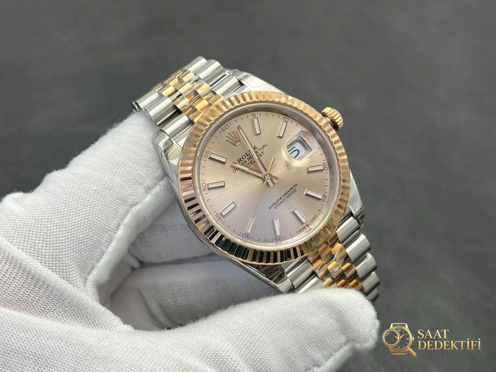 VS Factory 2025 mit meisterhafter Handwerkskunst: Replika-Uhr der Rolex Datejust 41 MM-Serie auf professionellem Niveau – Schnallengravuren und Lasercodes