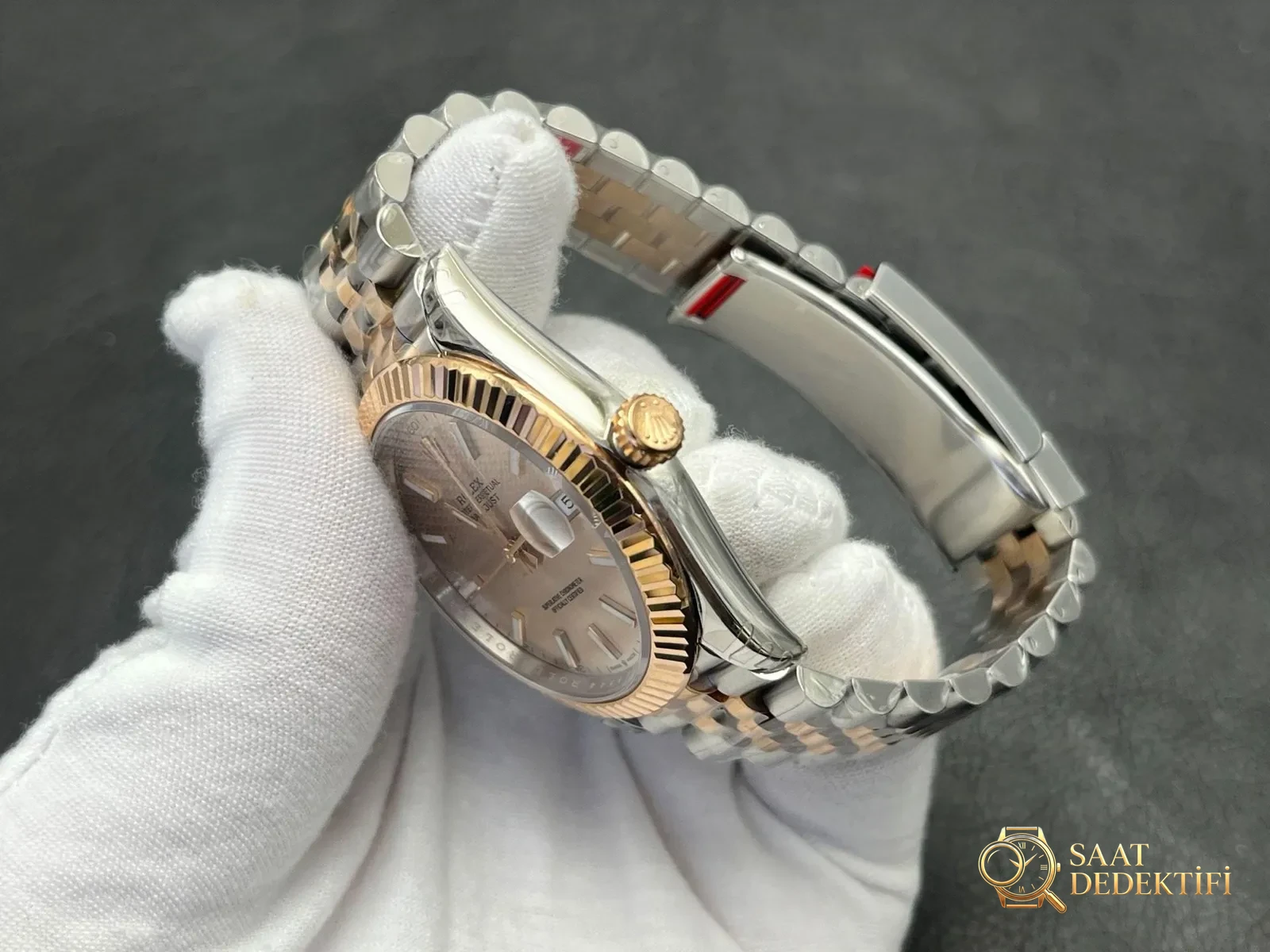 VS Factory 2025 mit meisterhafter Handwerkskunst: Replika-Uhr der Rolex Datejust 41 MM-Serie auf professionellem Niveau – Verarbeitung mit gebürsteter Gehäuseseitenfläche