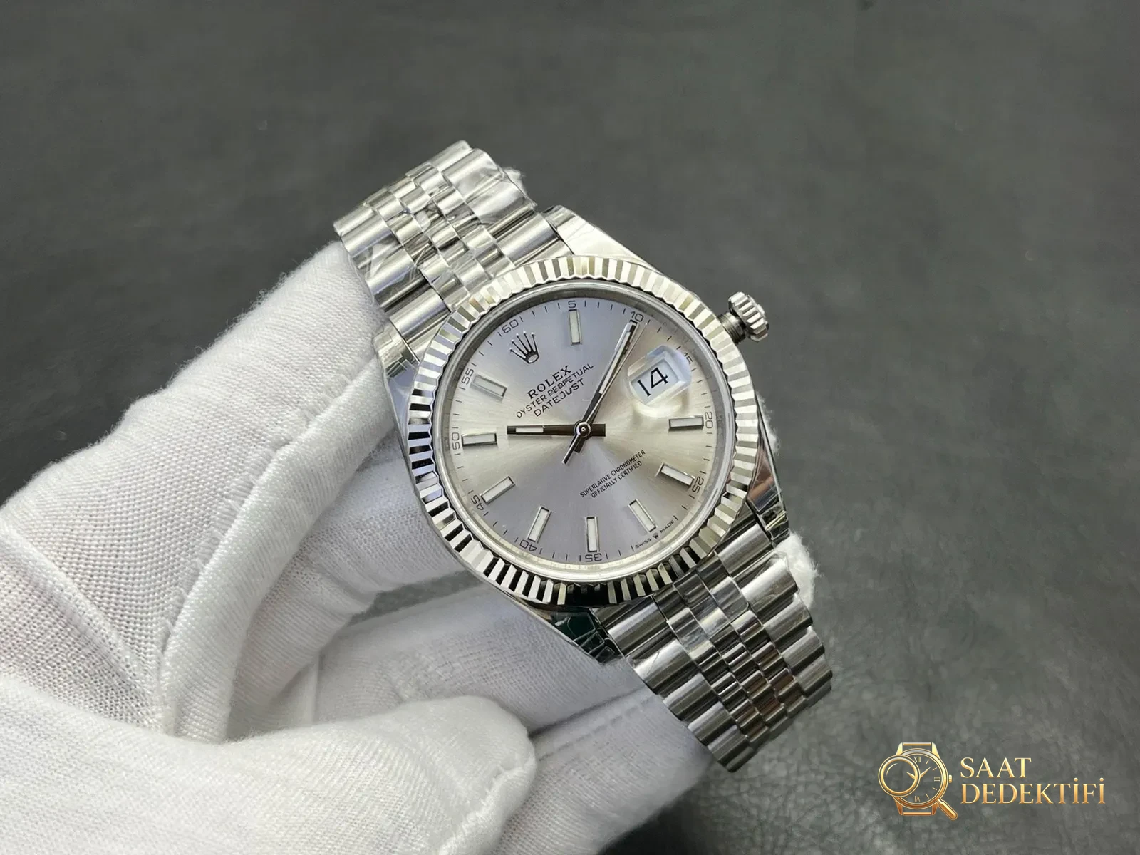 VS Factory 2025 mit meisterhafter Handwerkskunst: Replika-Uhr der Rolex Datejust 41 MM-Serie auf professionellem Niveau – Lünette mit interner Rehaut-Gravur und Ausrichtung