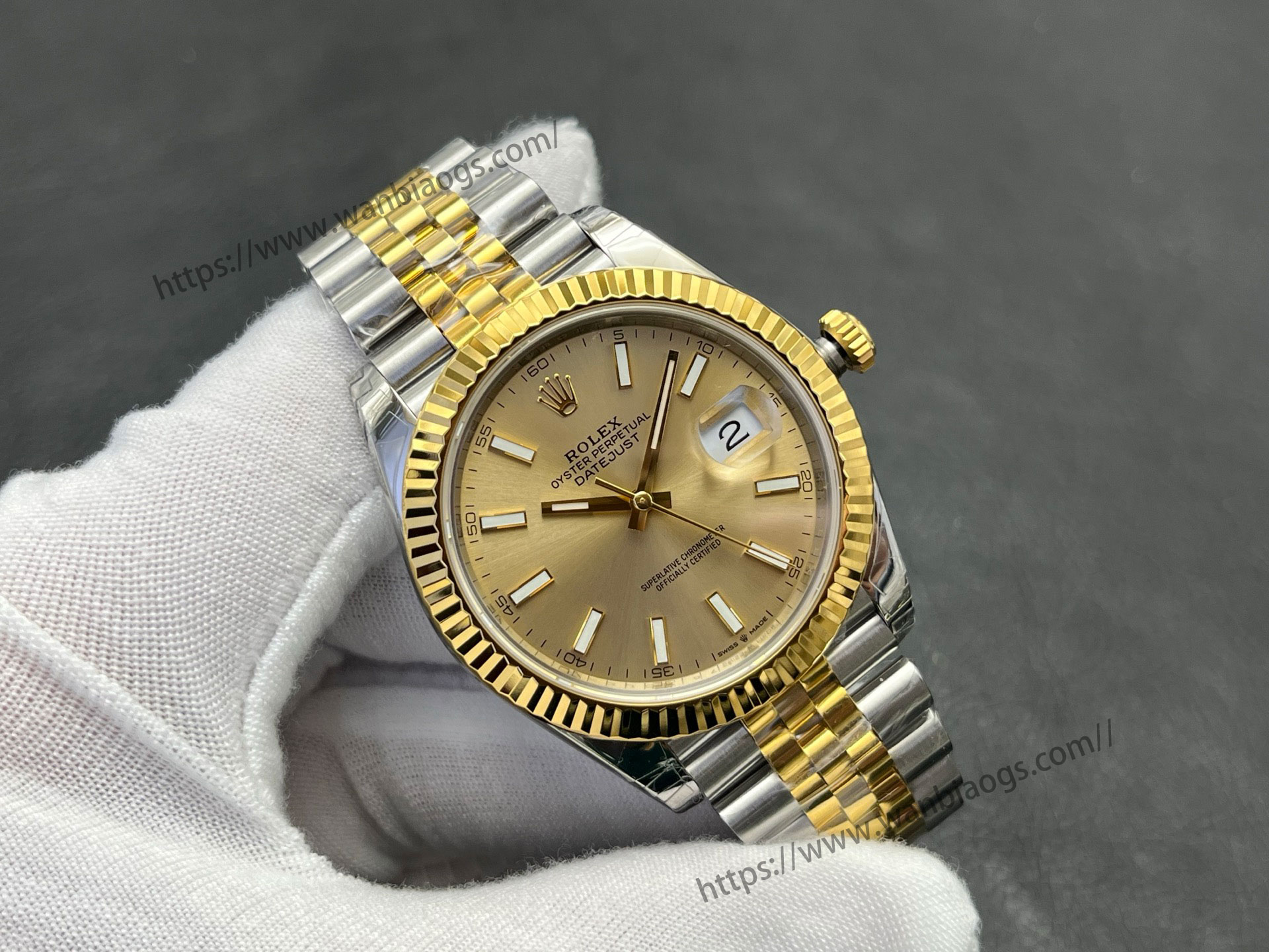VS Factory 2025 usta işçiliğiyle: Rolex Datejust 41 MM serisi profesyonel seviye replika saat — 80. fotoğraf
