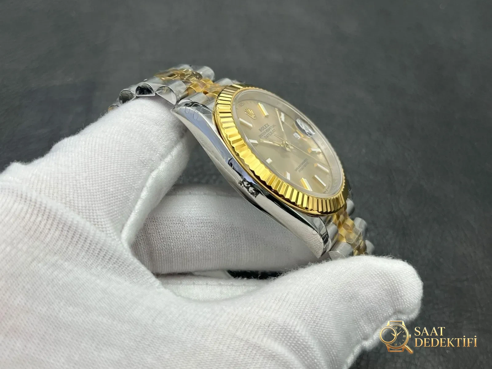 Mit meisterhafter Handwerkskunst von VS Factory 2025: Replika-Uhr der Rolex Datejust 41 MM-Serie auf professionellem Niveau – Zifferblatttypografie und Textreliefs