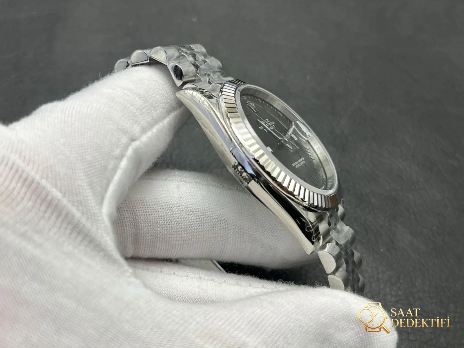 VS Factory 2025 mit meisterhafter Handwerkskunst: Replika-Uhr der Rolex Datejust 41 MM-Serie auf professionellem Niveau – Lederbandnaht und Kantenlackierung