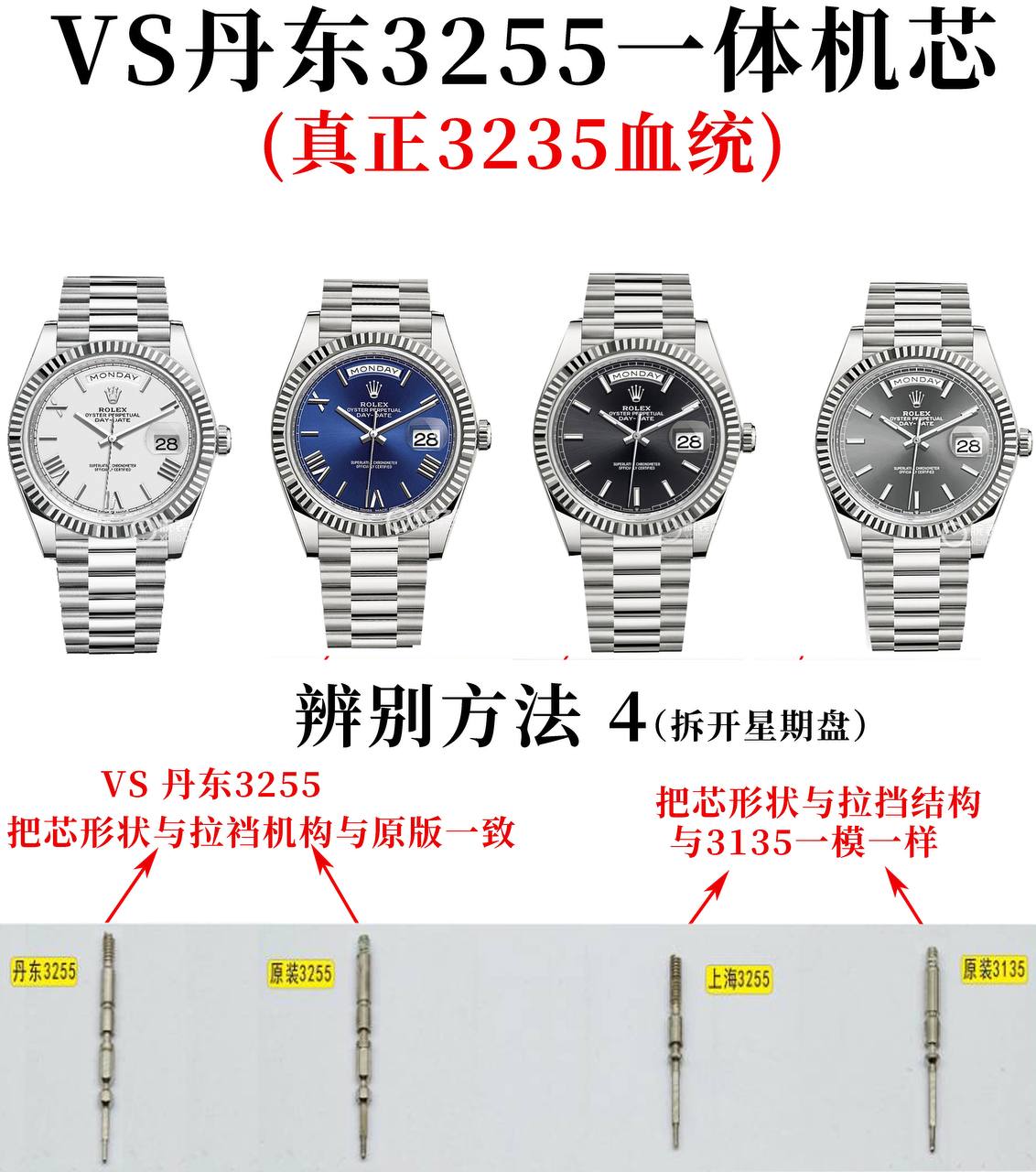 VS Factory 2025'in zirve yapımı: Rolex'e özel Dandong 3255 gerçek entegre mekanizma, "montaj" dönemini bitiriyor! — 3. fotoğraf