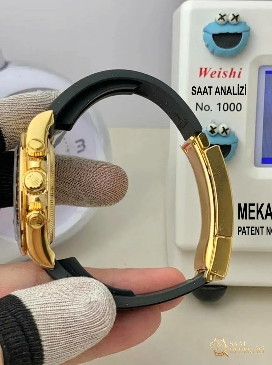 Replika Rolex Daytona 126518 Sarı Altın Kurma Kolu