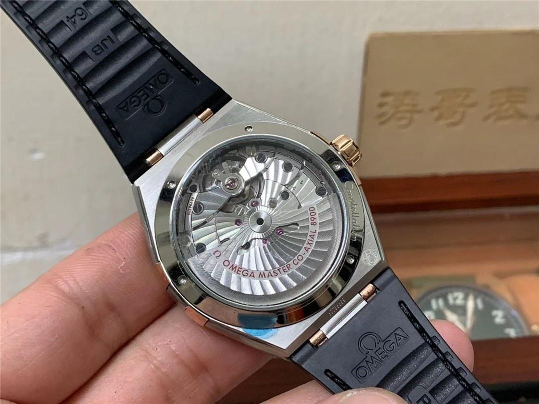 VS Factory alt fabrikasından SBF Omega Constellation 41 mm, 8900 mekanizmalı: işçiliği nasıl? — 8. fotoğraf