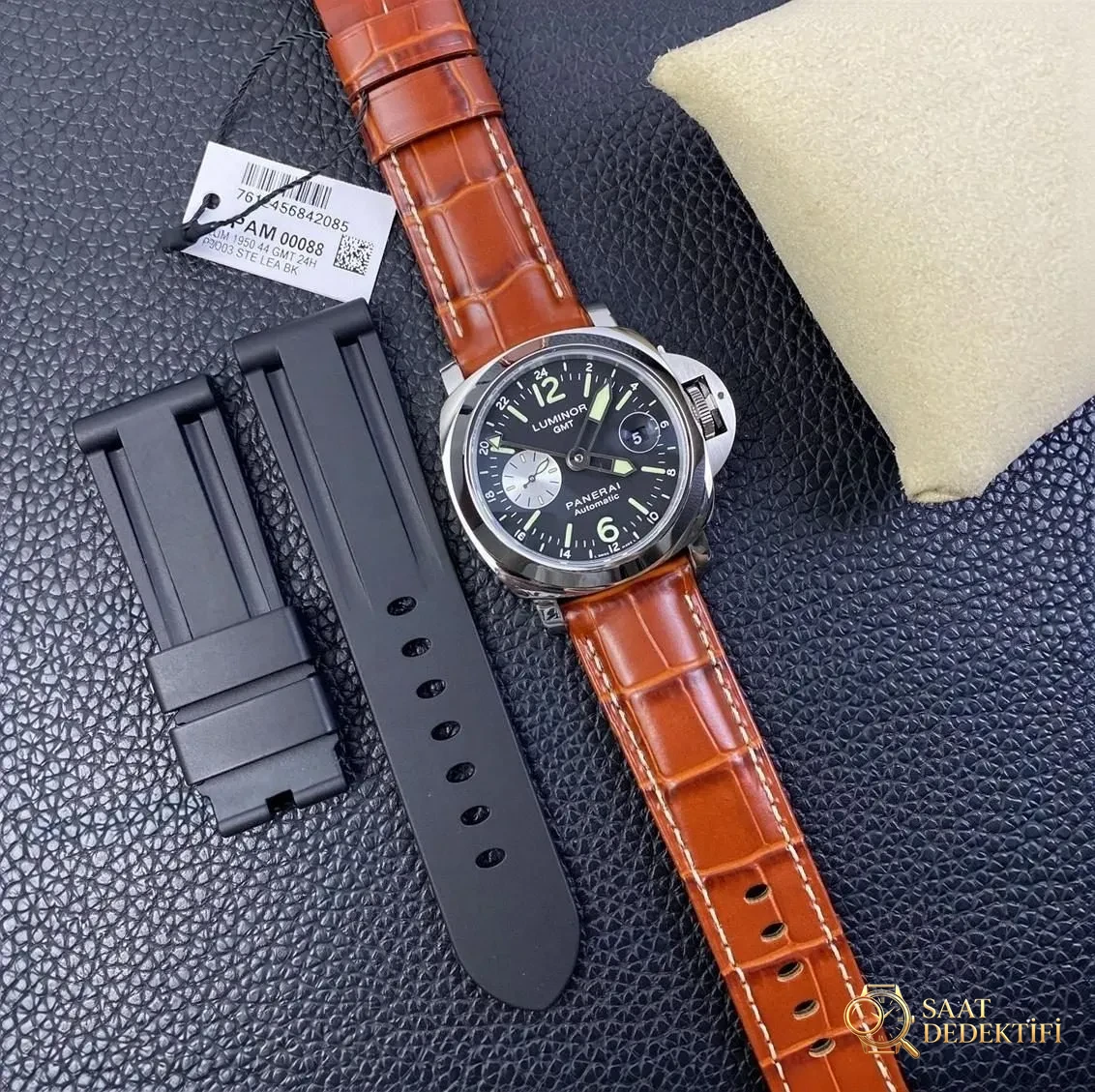 VS Factory “balıkgözü” Panerai PAM088 kol saati - Mekanizma Zemberek ve Balans Detayı