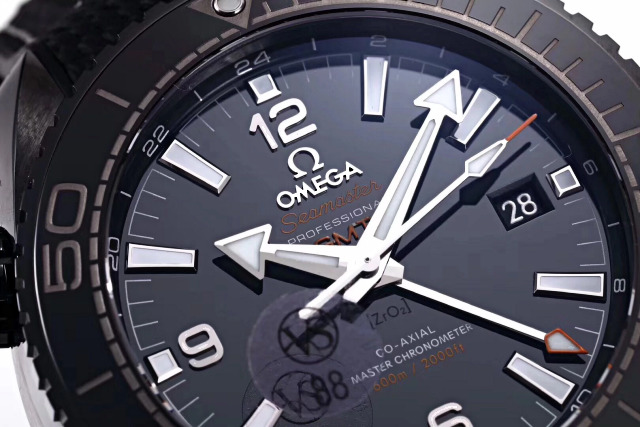 VS Replika Omega Planet Ocean Siyah Seramik Kadran