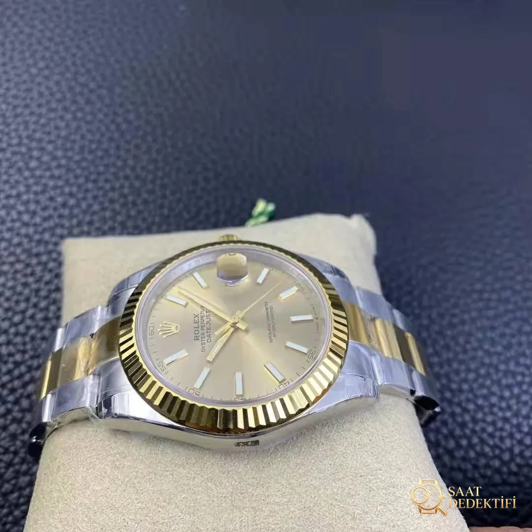 VS Factory Datejust II Koleksiyonu - Safir Kristal Cam Eğimi ve Yansıması