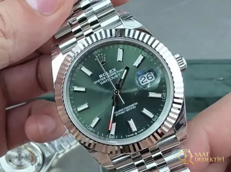 VS Datejust II Yeşil V2 - Bezel